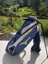 Mizuno AeroLite Stand Bag With Carry Straps / Blue-White