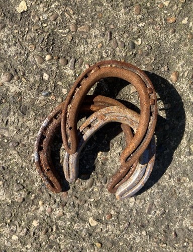 Lucky used horse shoes - used,