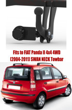 Swan Neck Tow Bar For FIAT Panda II 4x4 4WD (2004-2011) & NO ELECTRICS - F123
