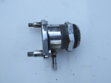 Carburettor Converter screw stub to flange. chrome with twin carb balance pipe.