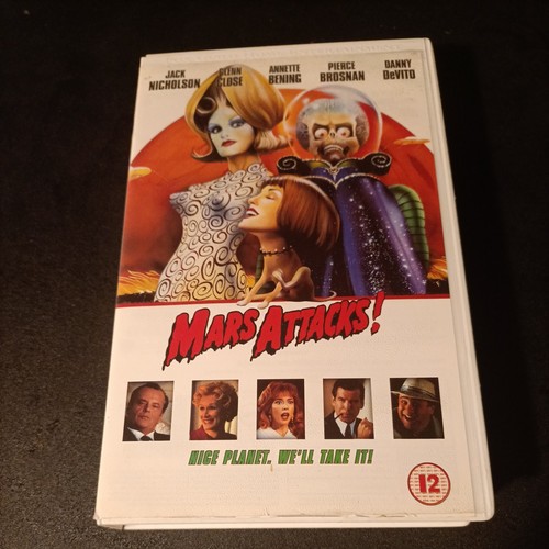 Mars attacks vhs big - !, box