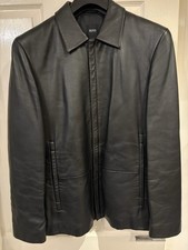 Hugo Boss Black Leather Jacket