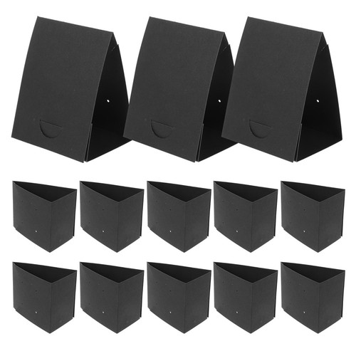 Reusable black paper earring - reusable,