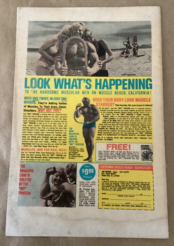 Muscle building 1969 print - building,