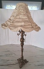 Table Lamp & Ruffle Shade