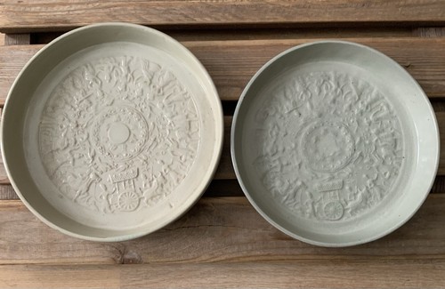 Two chinese celadon brush - two,