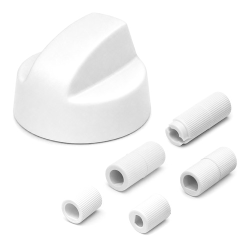 Universal white oven - white, control