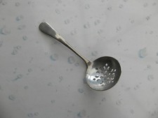 Vintage EPNS Curved Sugar Sifter Straining Spoon