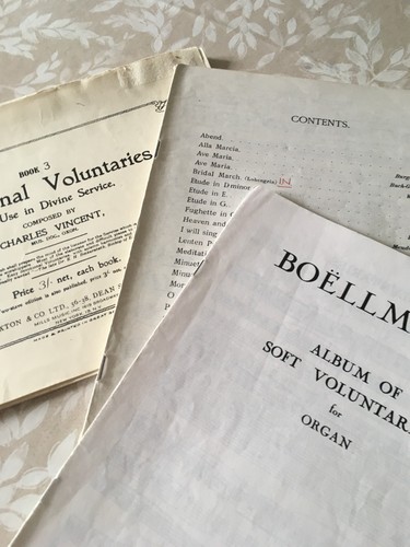 Church organ music books - organ,