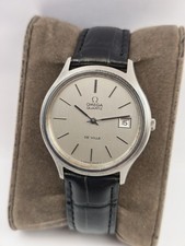 Vintage Omega De Ville Stainless Steel Oversize Watch Circa 1973