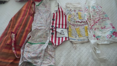 Lot vintage aprons 2 - 5,