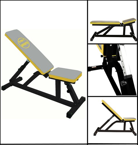 Weights gym bench - bench, training