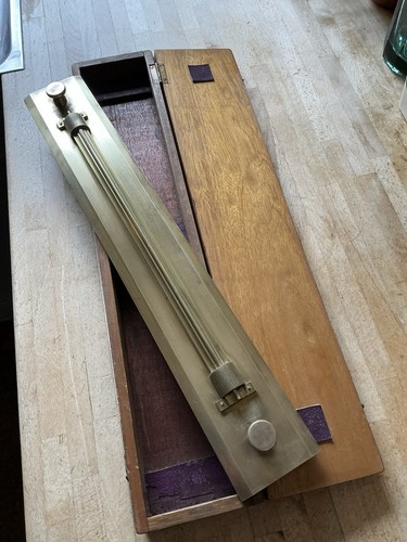 Solid brass parallel rule 18l - solid,