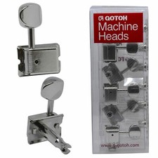 Gotoh Vintage SD91 05M-N Machine Heads, Split Posts 6 In Line For Strat/Tele