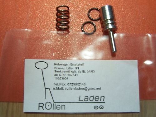 Lowering valve pramac lifter - lowering,