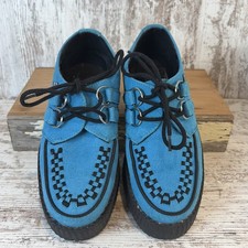 T.U.K. Turquoise Suede Viva