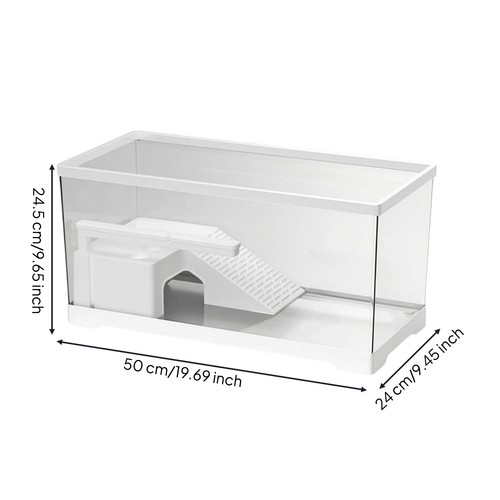 Turtle tank with - with, filter