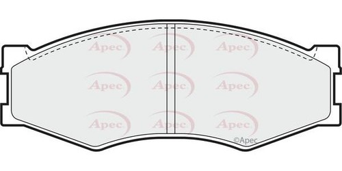 Apec front brake pad - apec,