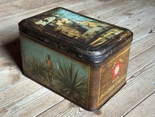 Antique Red Star Binder Twine Tea Caddy
