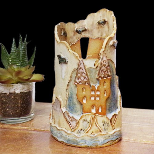 Fairy castle tea light - castle,
