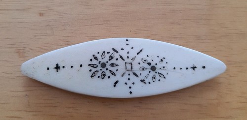 Bovine bone tatting - bone,