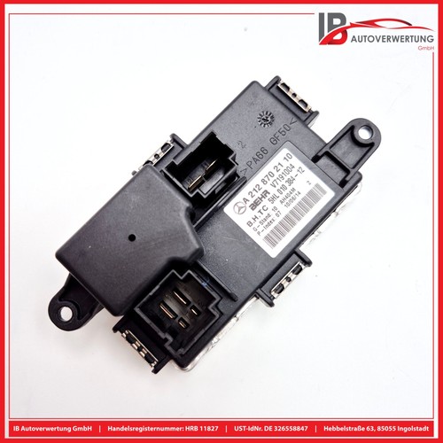 Blower motor regulator - motor,