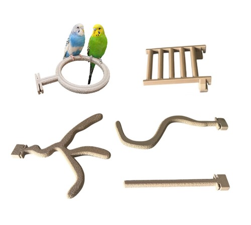 Budgie perches circle shape - circle, s