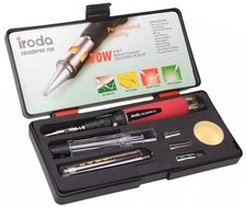 Pro Iroda Gas Soldering Iron Kit Cordless Torch Refillable Butane Solderpro 70k