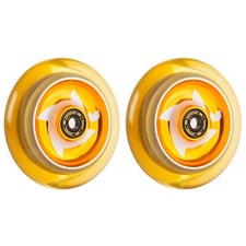 Eagle Supply Co 100mm Stunt Scooter Wheels + Bearings - Pair - Gold - SALE!