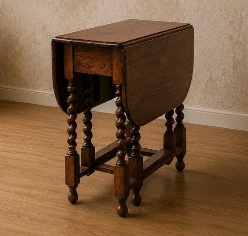 Vintage solid oak barley - vintage,