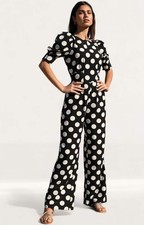 Lipsy Womens Monochrome Polka
