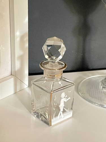 Antique mary gregory clear - gregory,