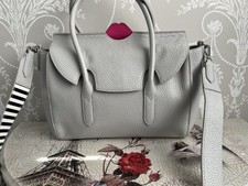 Lulu Guinness Grey Leather top