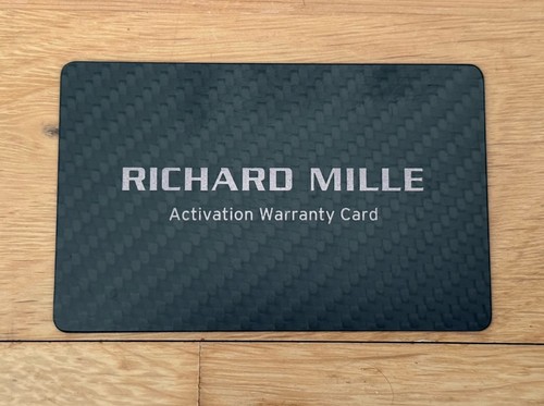 Richard mille activation - mille,