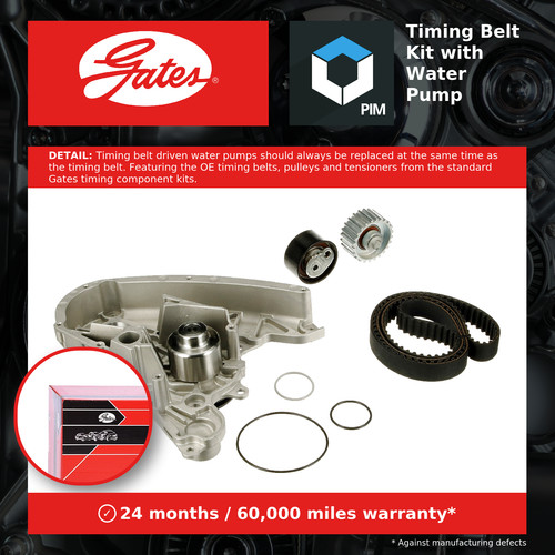 Timing belt water pump - timing,