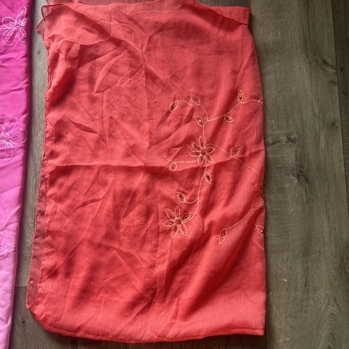 Two sarongs orange peach - orange/peach, &pink