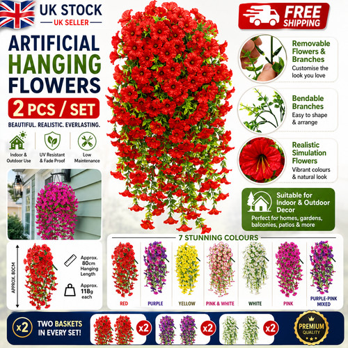 2pcs artificial fake - 2pcs, hanging