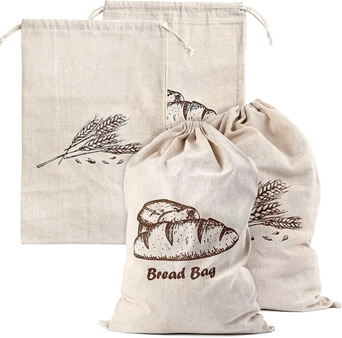 Linen bread bags for - bags,