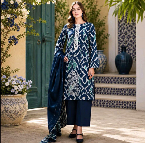 Womens salwar kameez - womens, blue