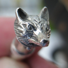Fantastic Solid Silver Fox Hunting Related Whistle Stamped 925