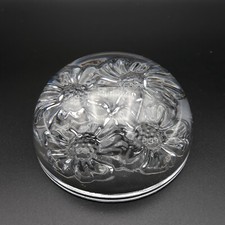 Vintage Daisy Flower Glass