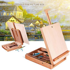 Wooden Table Box Easel Stand