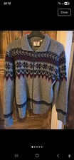 Nordic-style zip-up cardigan