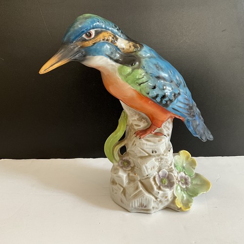 Bone china kingfisher - bone,