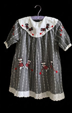 Vintage Girls Gingham Dress
