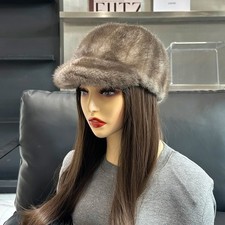 Women Winter Fur Hat Warm Soft