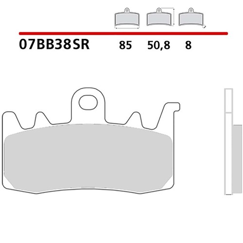 Brembo front brake pad kit - front,