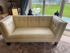 Ex Display George Smith Lancelot 3 seater sofa cream beige Asti fabric rrp £9400
