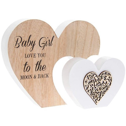 Large wooden heart sentiment - heart,
