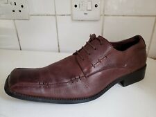 BARRATTS DESIGNER MENS  LEATHER FORMAL SMART DERBY DRESS SHOES UK 9 EU 43